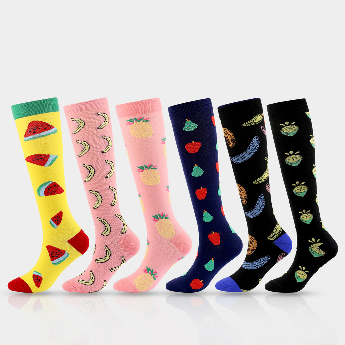 Custom Knitted Knee High Socks Unisex Socks With Full Customization