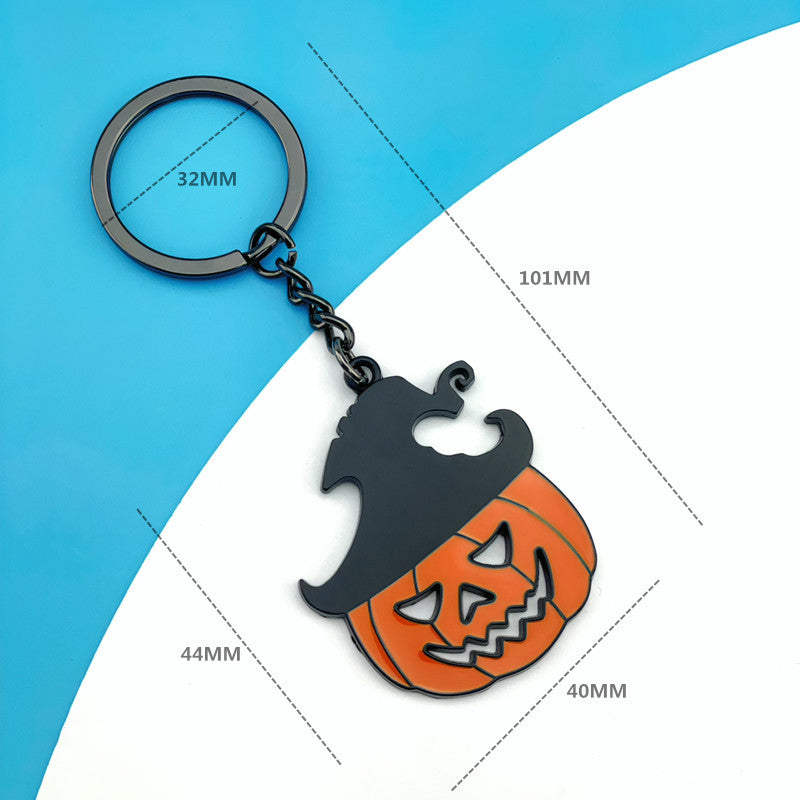 Halloween Pumpkin Keychain