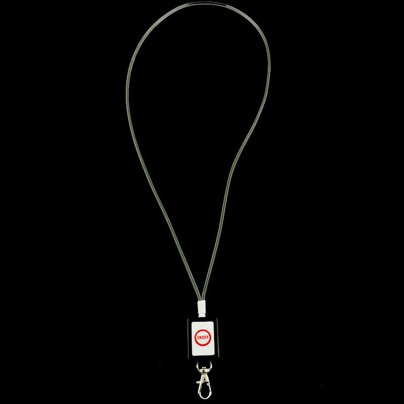 LED Light Up Alternative Polyester Lanyard w/Metal Swivel Clasp