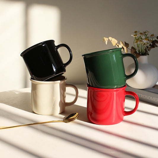 12 oz. Colorful Porcelain Cup Ceramic Water Cup Premium Cup