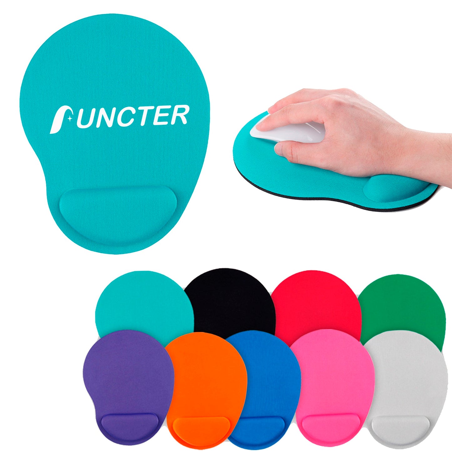 Ergonomic Mouse Pad w/ Gel Wrist Support