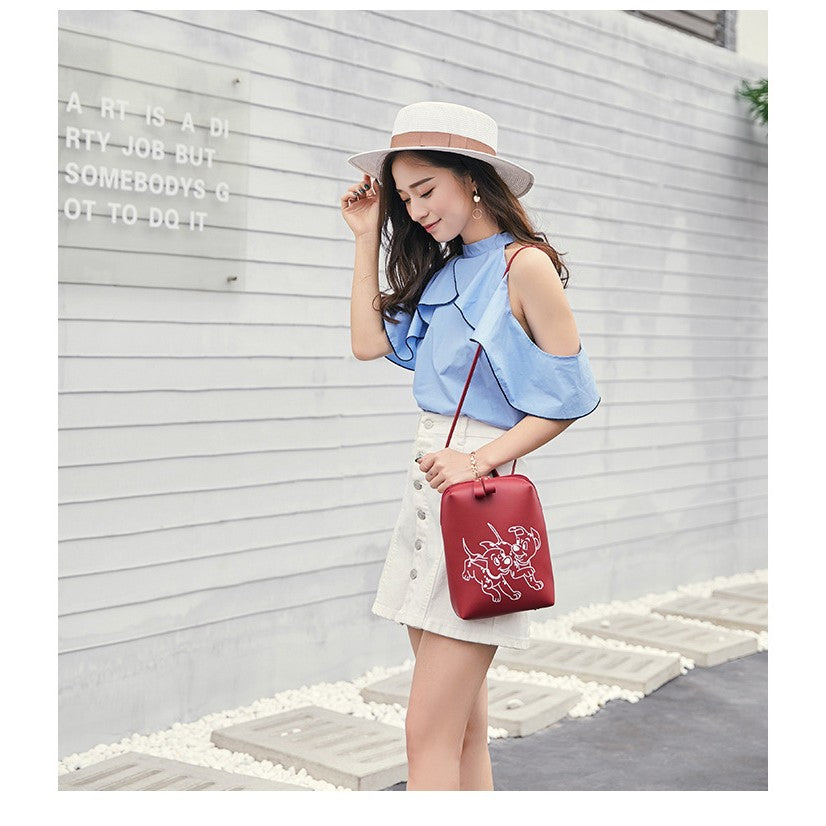 Mini Lady PU Leather Backpack