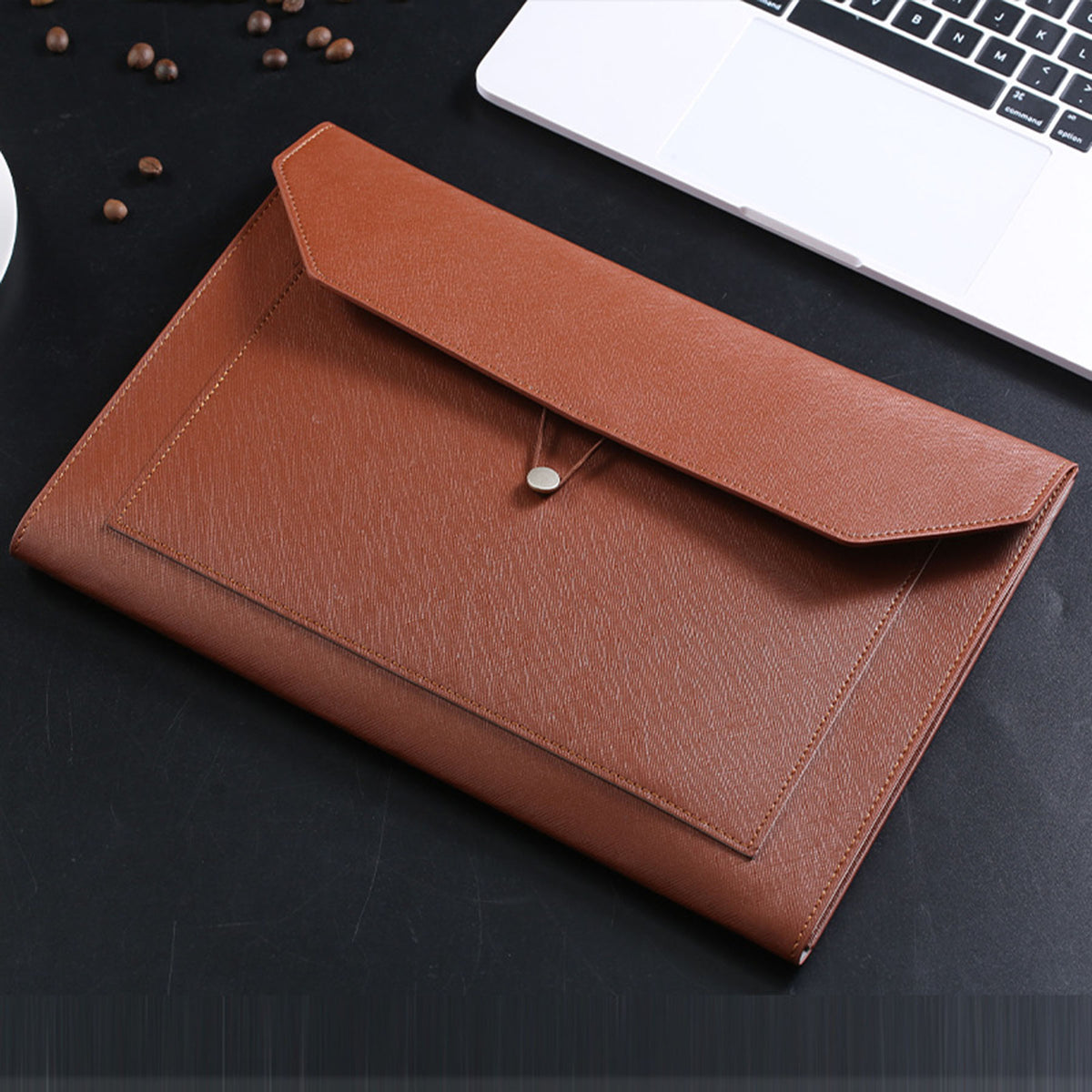 A4 PU Leather Envelope Document Holder File Bags