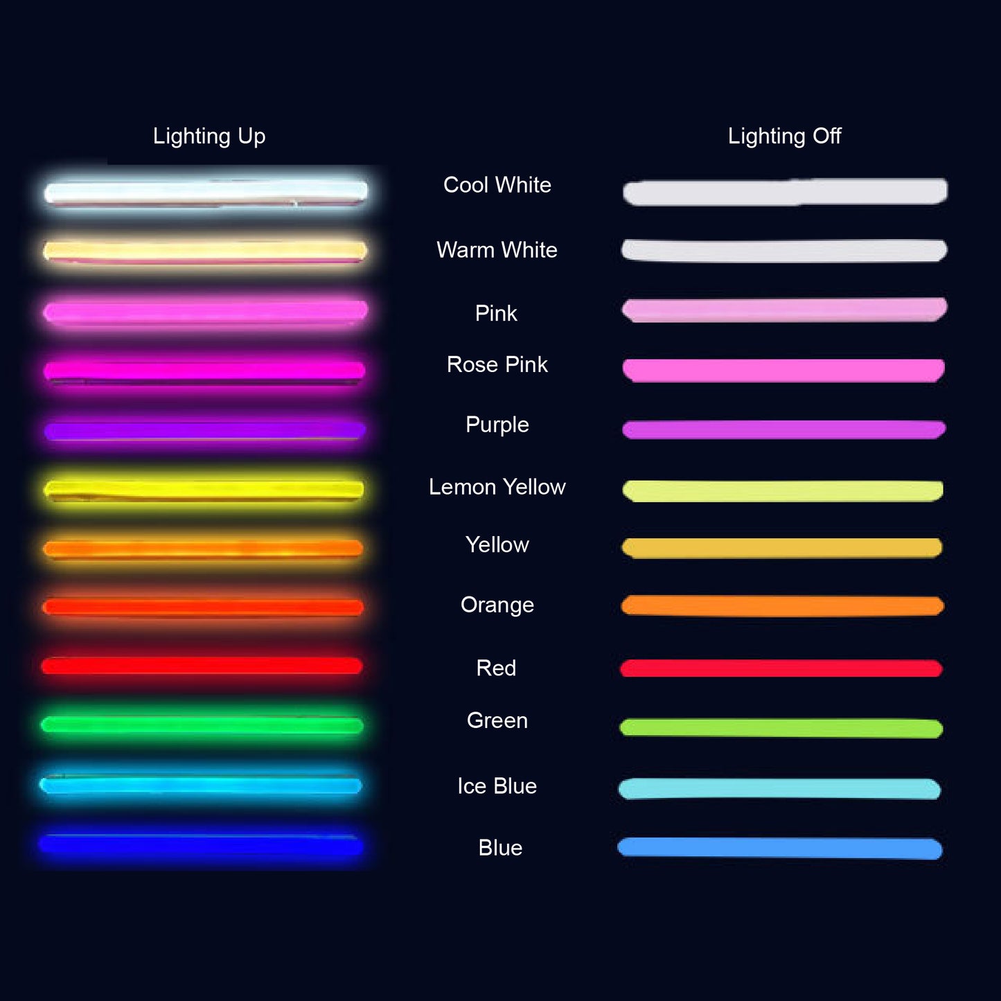 3 Colors Neon Sign Custom Shaped LED Night Club Sign LED Glow Sign Custom Pattern