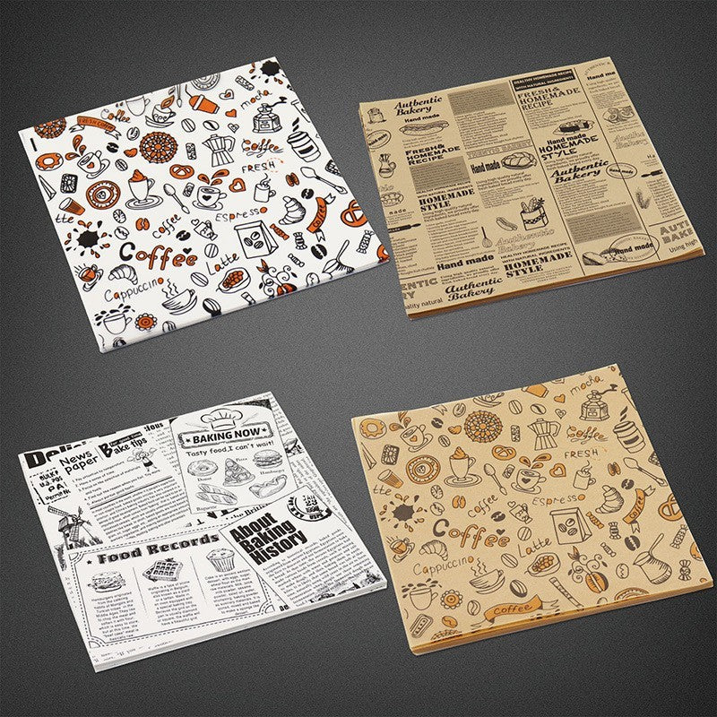14" x 14" Greaseproof Paper Food Sheets