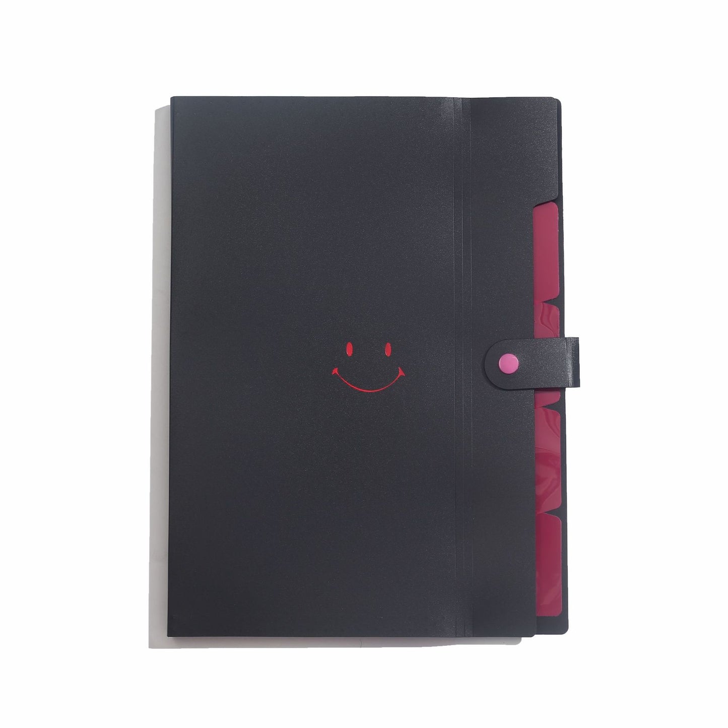 Letter A4 Size Expandable Poly File Folder with Snap Closures and Multi Pockets