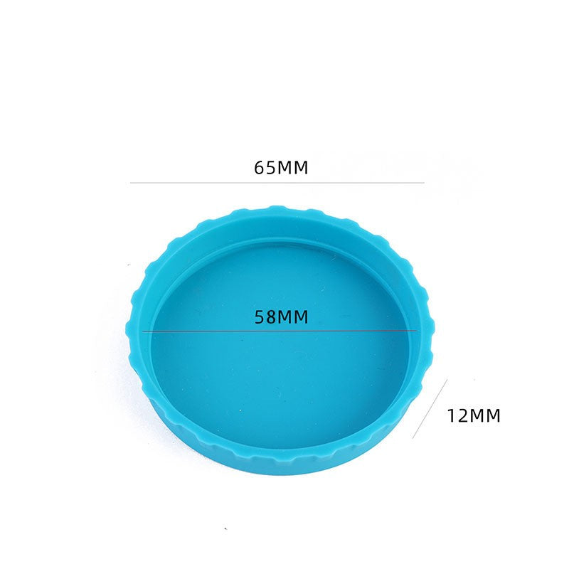 Reusable Silicone Beer Can Cover Lid Disc Soda Can Topper