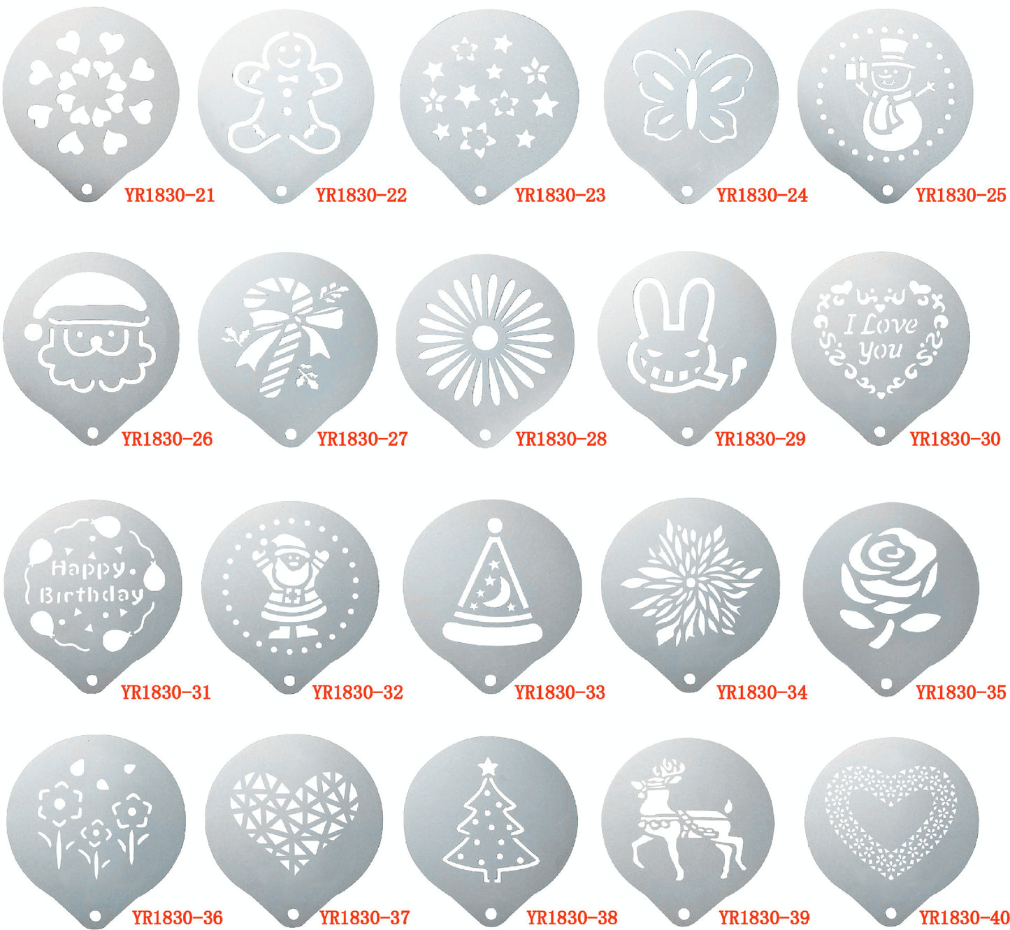 Choose 20 patterns