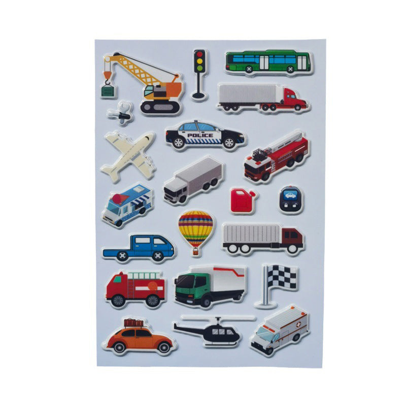 4'' X 5.91'' Matte Foam Sticker Backing/Bubble Sticker/ Puffy Sticker