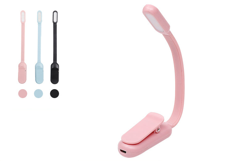 Book Light Reading Light Rechargeable Book Light, Lightweight Clip on Book