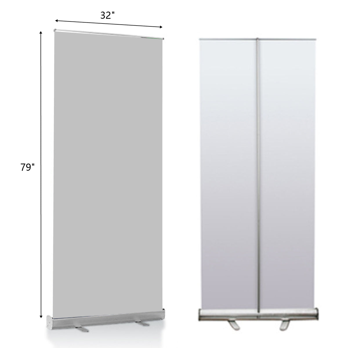 32 x 79 Retractable Banner Display Roller Banner for Summer Camp, Seminar, Lecture, Meeting