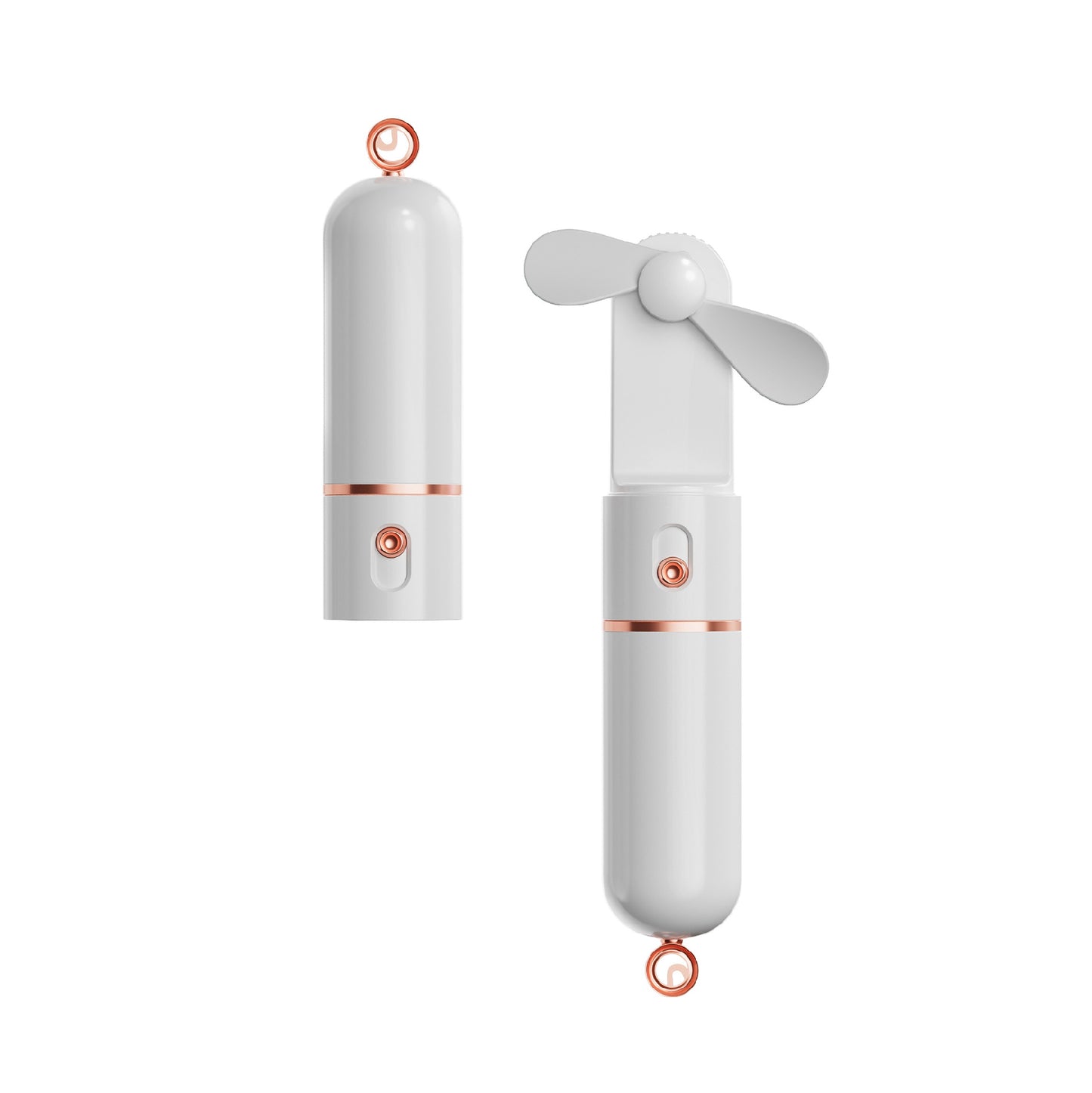 Handheld Fan with Powerbank 2" 1 Personal Pocket Fan Desktop Fan 3 Speeds Emergent Power Bank