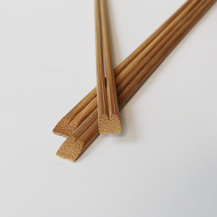 Carbonized Chopstick Disposable Chop Sticks Fast Food Chopsticks 0.197 x 8.274" W/ OPP Packing