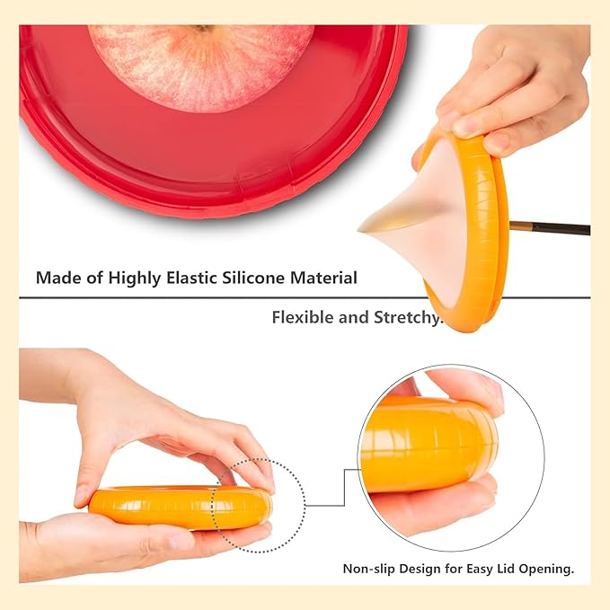 Tomato Shape Refrigerator Silicone Fruit and Vegetable Storage Container