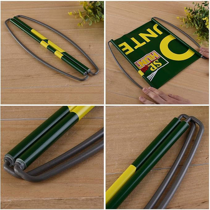 20" x 9.45" Retractable Hand-Held Scroll Banner
