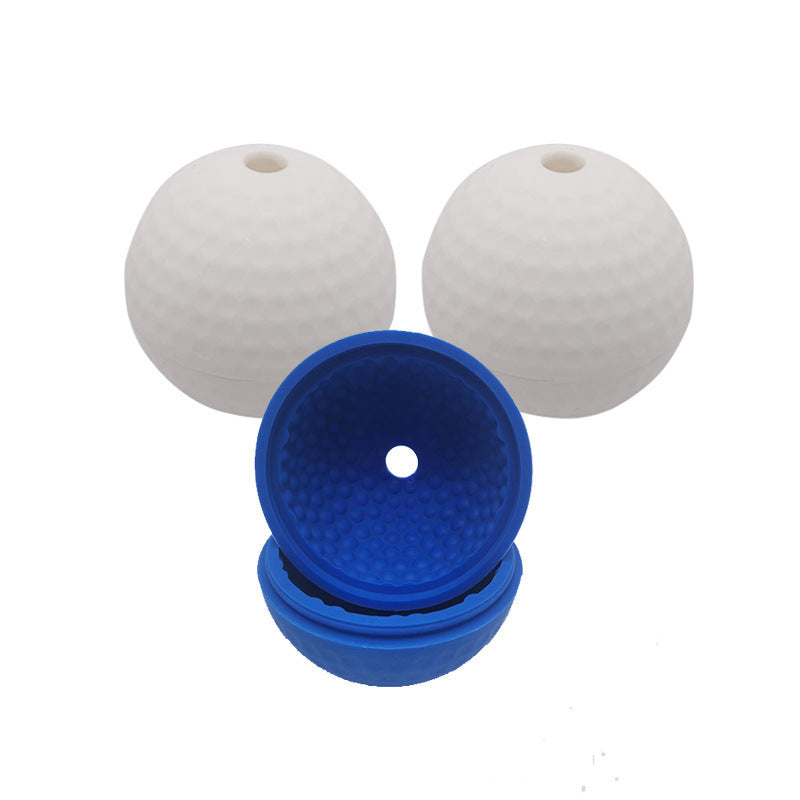 Single Golf Ball Shaped Silicone Ice Ball Mold Sports Ball Ice Cube Molds