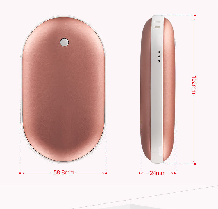 Cobblestone Shaped Hand Warmer/Power Bank 4000 mAh