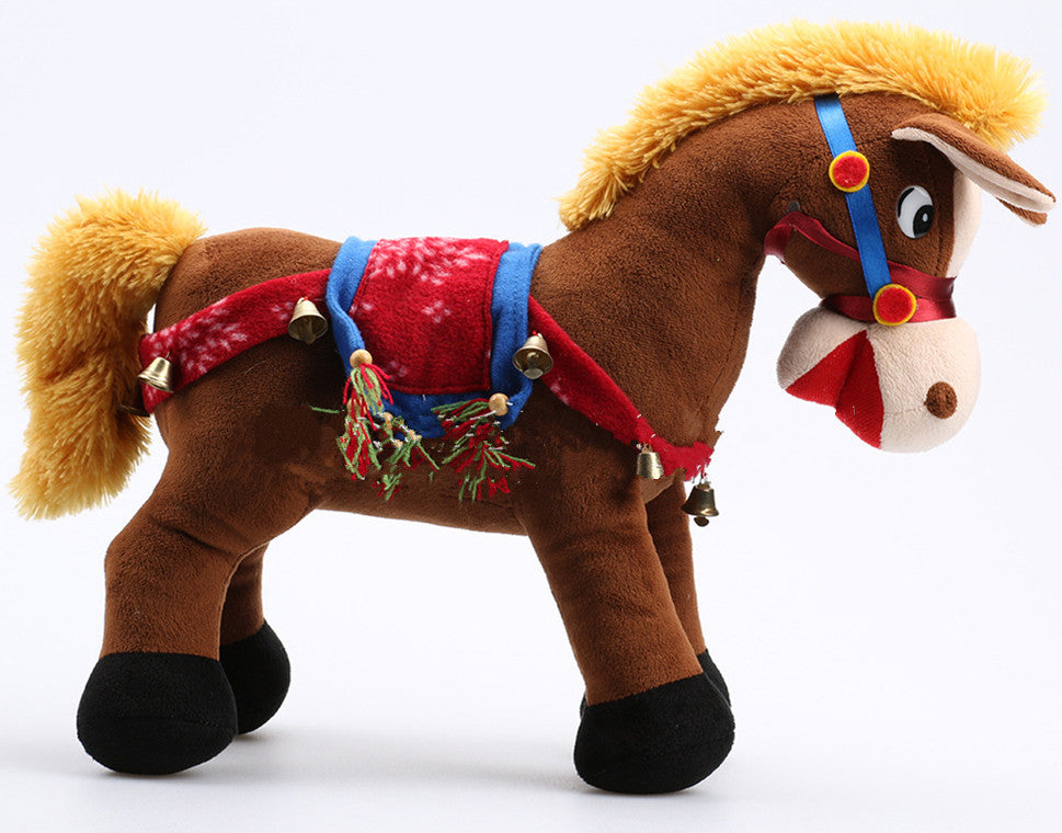 10" H Horse Stuffed Toy