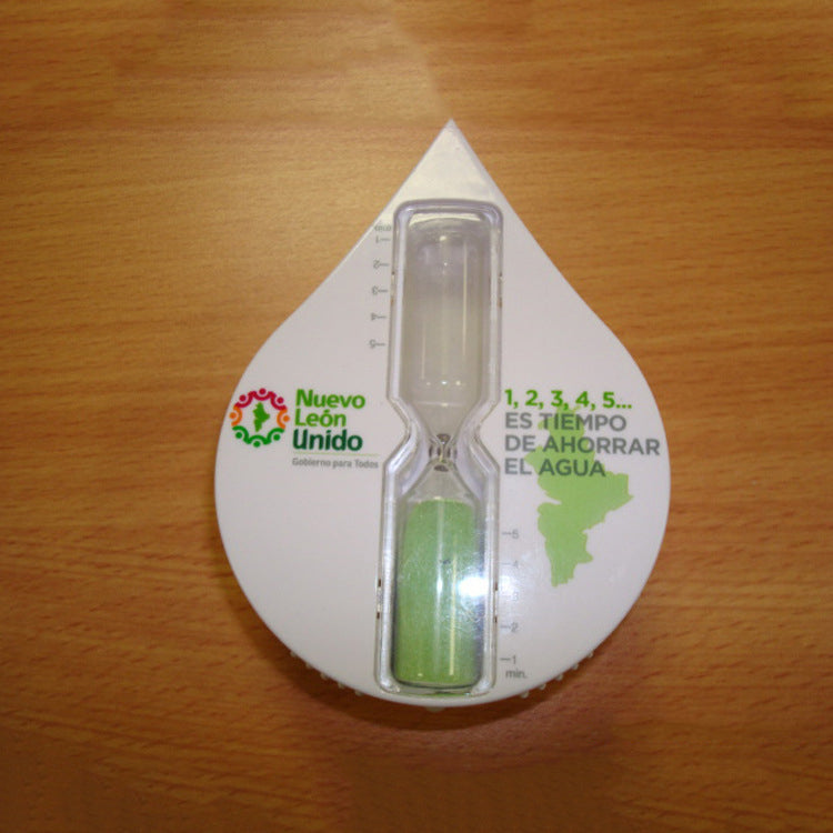 5 Minutes Waterdrop Shower Hourglass Shower Timer Sand Timer W/ Sucker