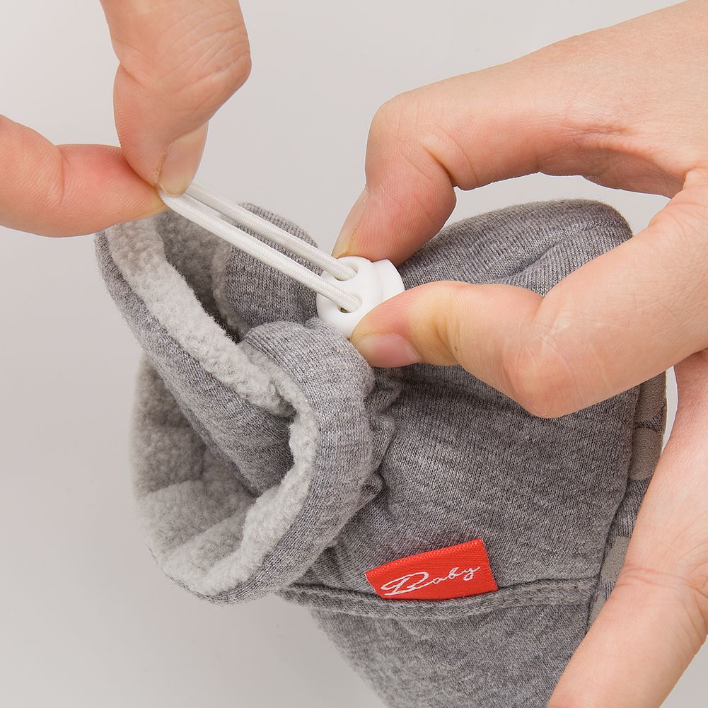 Cotton Baby Booties With Gripper Soles (6-12m)