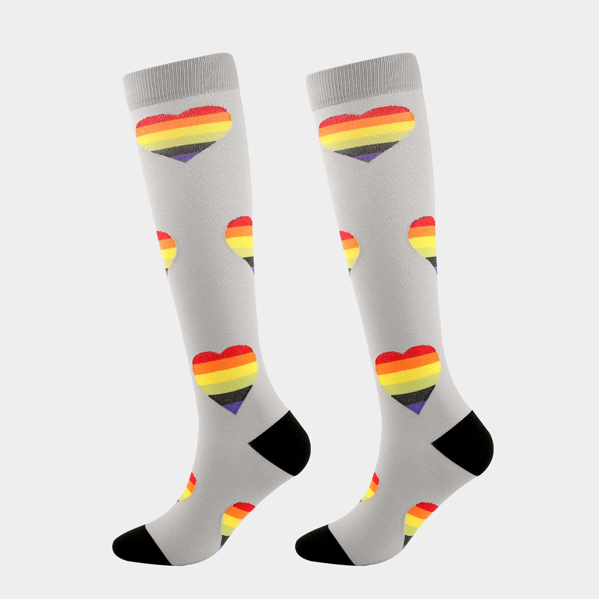 Custom Knitted Knee High Socks Unisex Socks With Full Customization