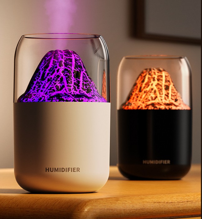 300ml Mini Portable USB Humidifier Cool Mist Humidifier W/Night Light For Bedroom Travel Office Home