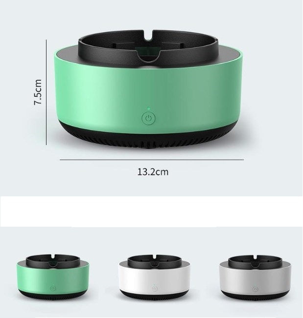 Indoor Ashtray - 2" 1 Multifunctional Ashless Air Purifier with Filter Ashtray