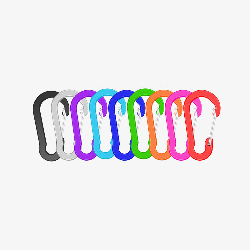 Gourd Shaped Steel Wire Buckle Aluminum Alloy #5 Mountaineering Buckle Aluminium Alloy Carabiner