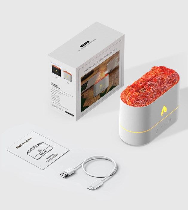 250ml Mini Portable Type-C Cool Mist Humidifier W/Night Light For Bedroom Travel Office Home
