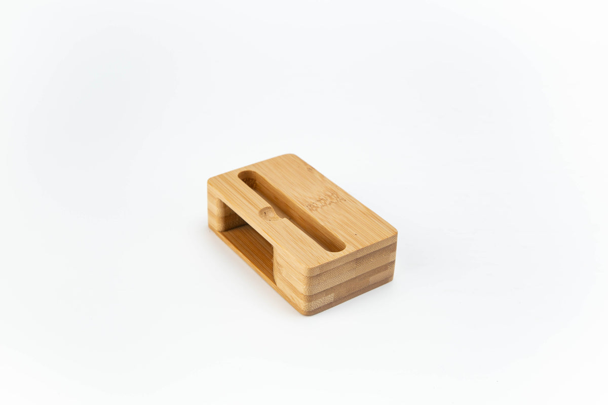 Bamboo Phone Stand Wooden Sound Amplifying Cell Phone Stand