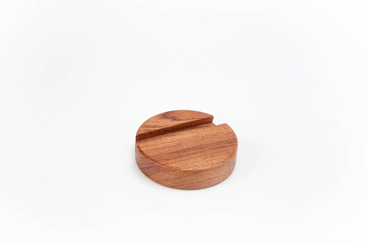 #882 Rosewood Round One Side Using Phone Stand