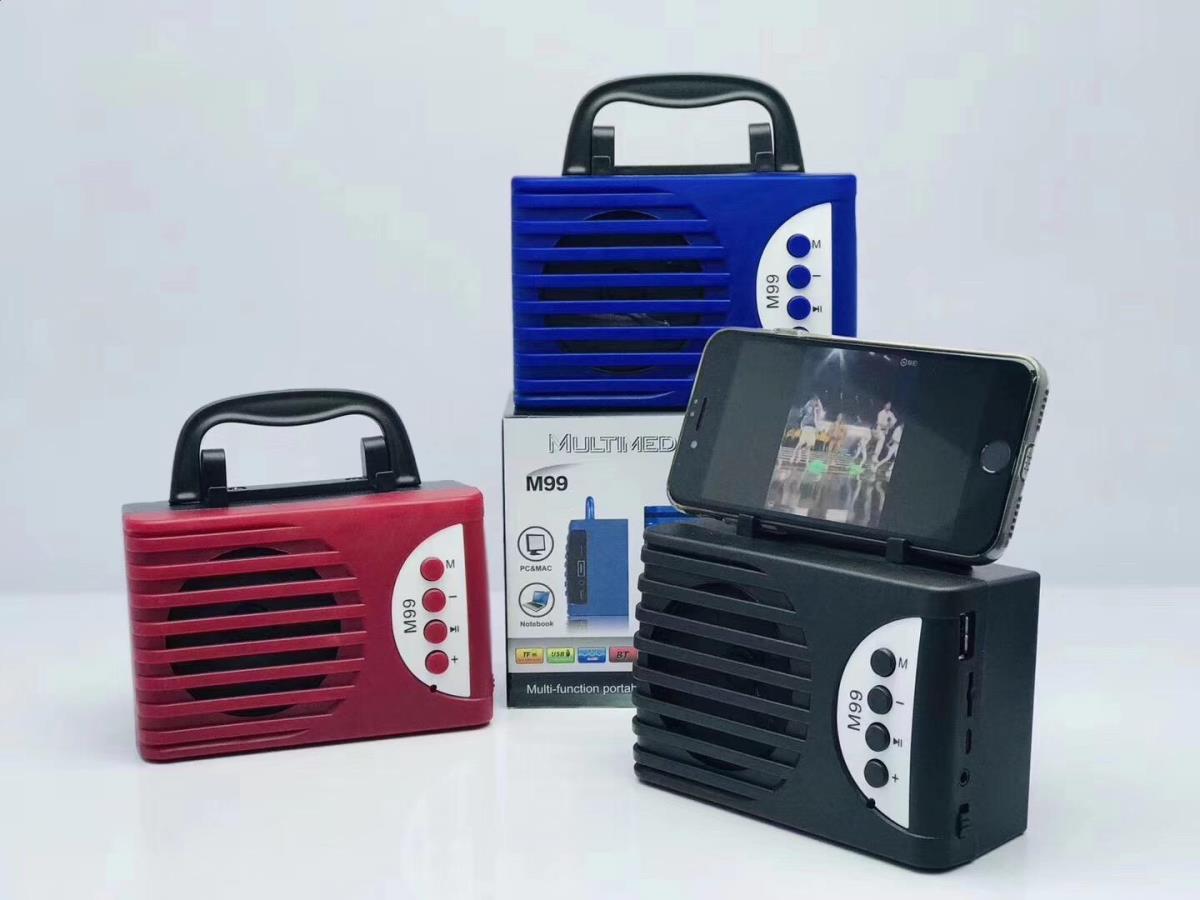 Mobile Phone Stand USB TF Card Radio Speaker