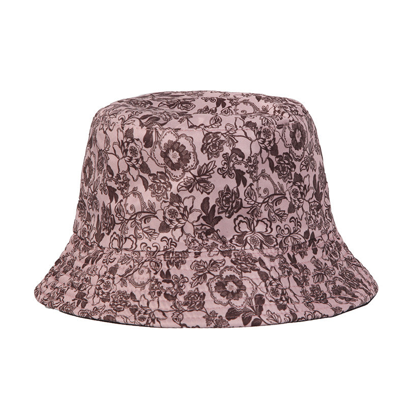#36 Geometric Tie-dye Pattern Basin Cap Bucket Hat