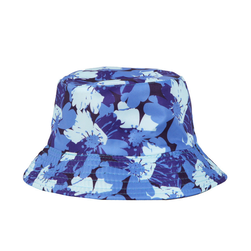 #41 Geometric Tie-dye Pattern Basin Cap Bucket Hat