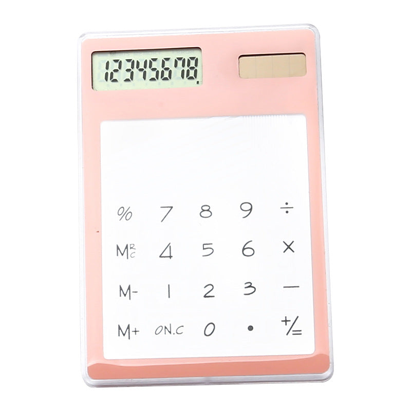 Solar & Battery Dual Power Electronic Calculator 8 Digits LCD Display Desk Calculator
