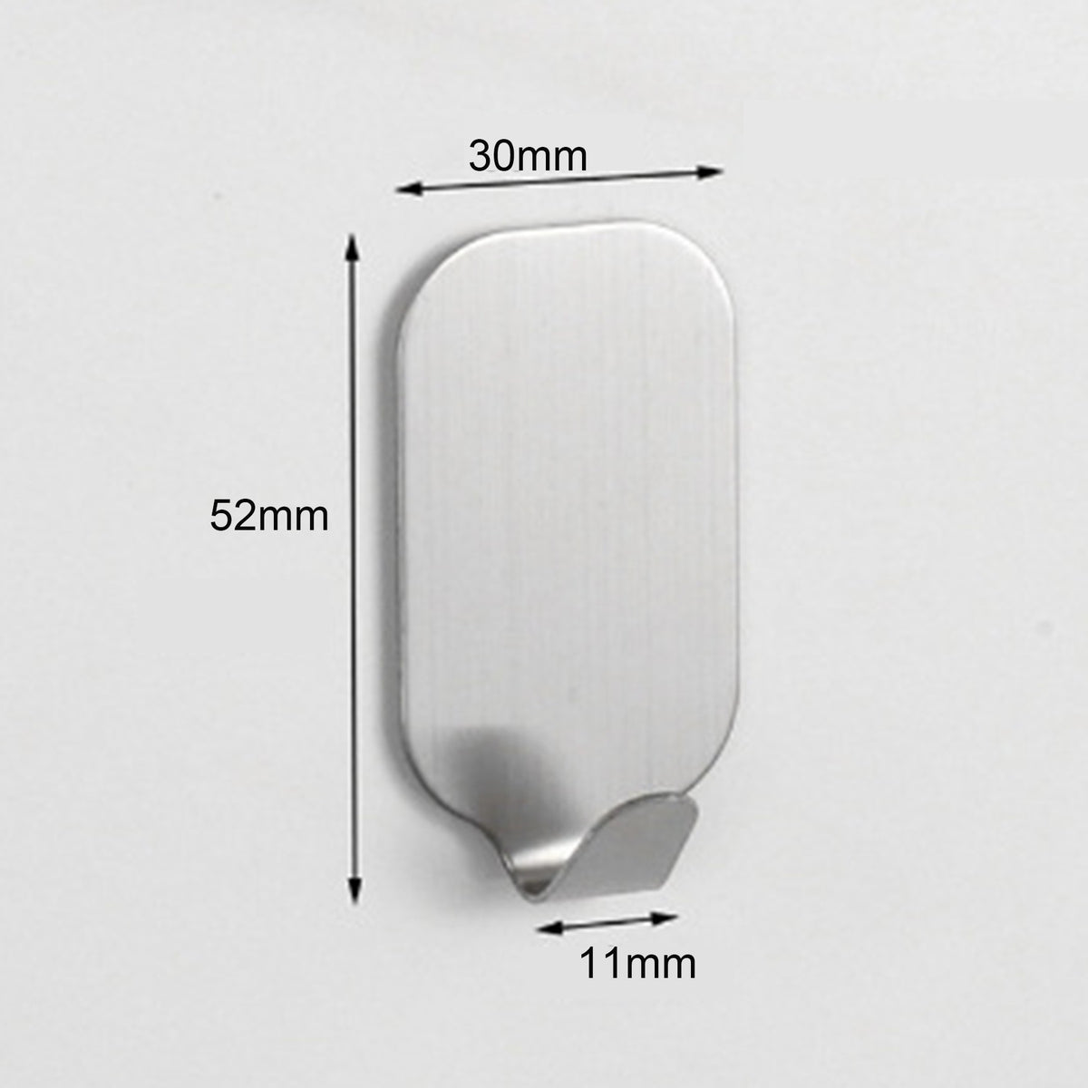 Self Adhesive Stainless Steel Clip Hooks