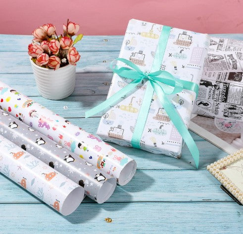 Personalized Uncoated Offset Gift Wrapping Paper 27 x 20"
