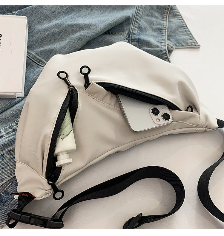 Nylon Single Shoulder Bag Crossbody Dumpling Bag