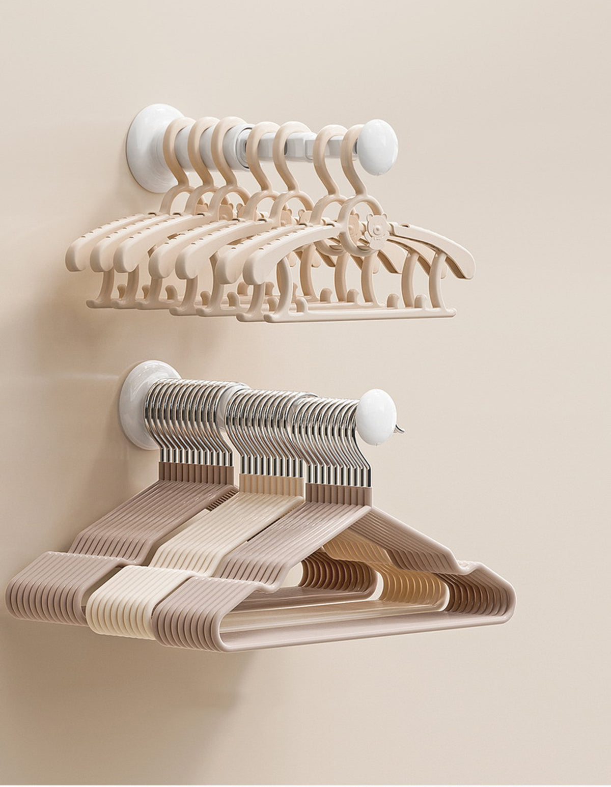 Suction Cup Hanger Organizer Hanger Storage Rack