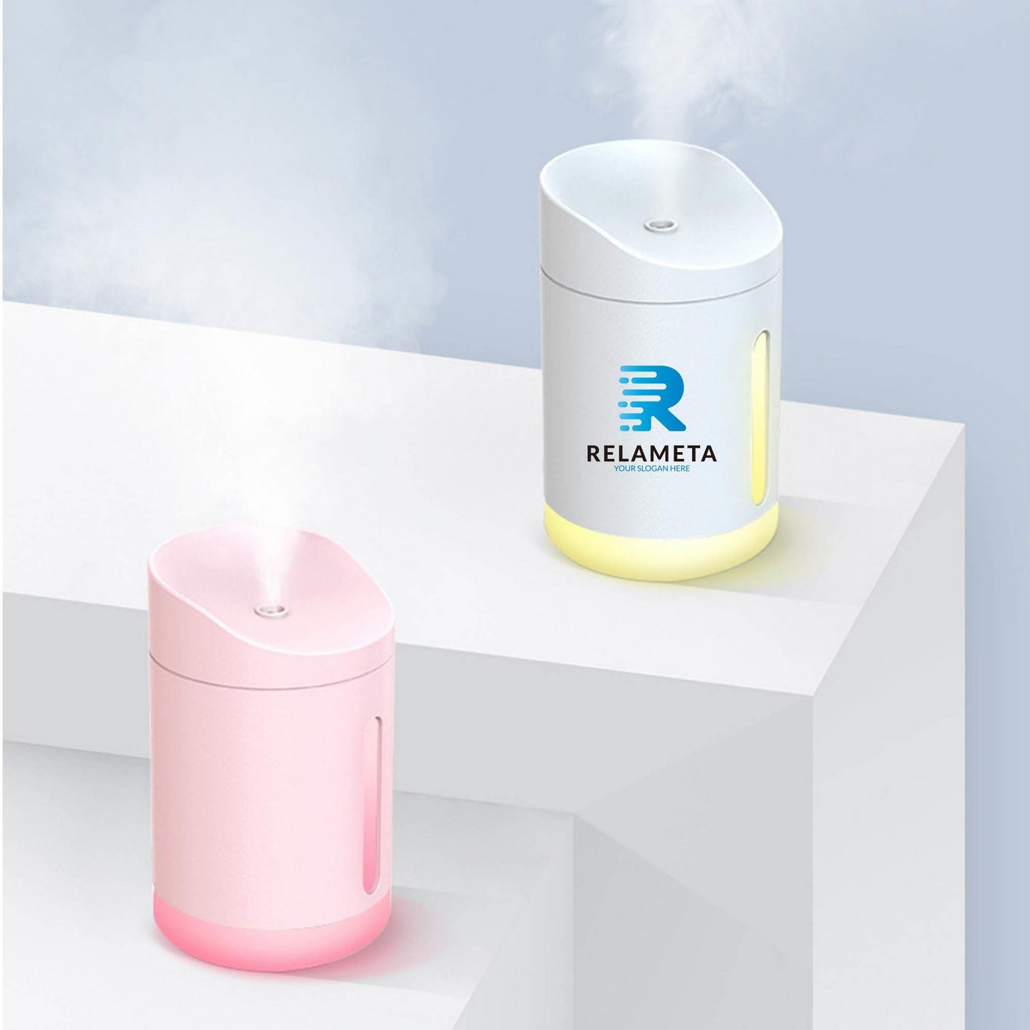 340ml Desktop Humidifier w/Night Light