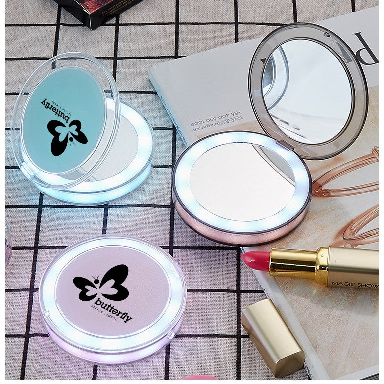 Luxurious Mini LED Makeup Mirror 3X Magnify