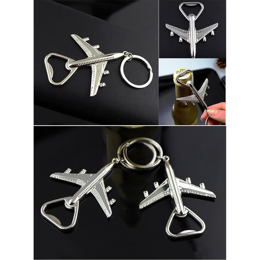 Airliner Shaped Opener Key Chain