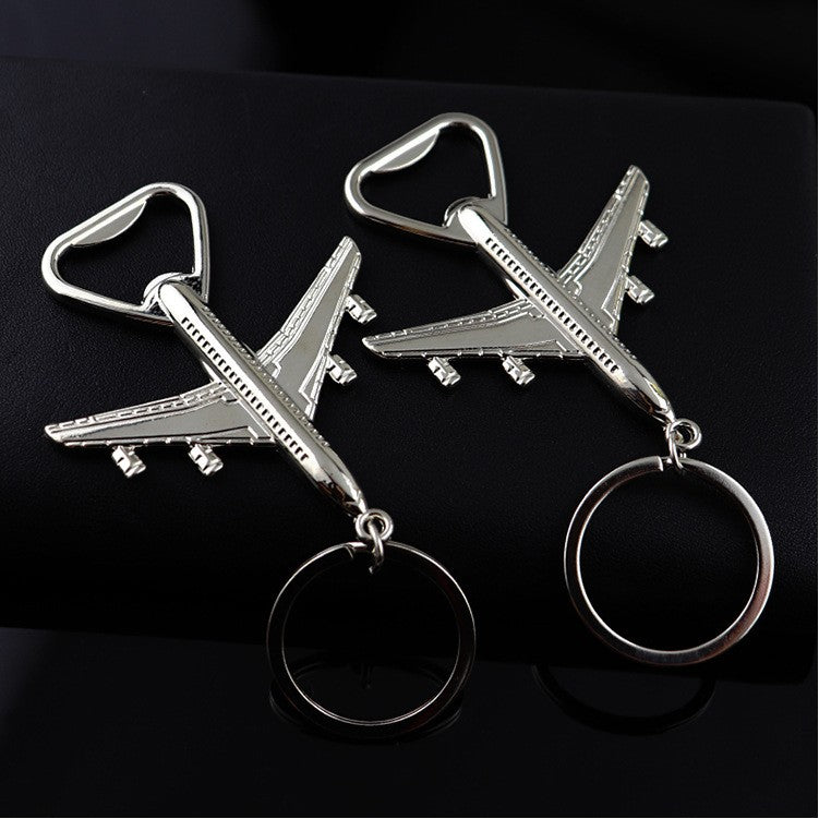 Airliner Shaped Opener Key Chain