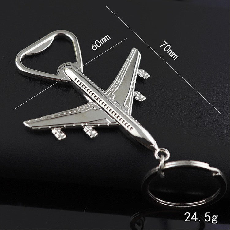 Airliner Shaped Opener Key Chain