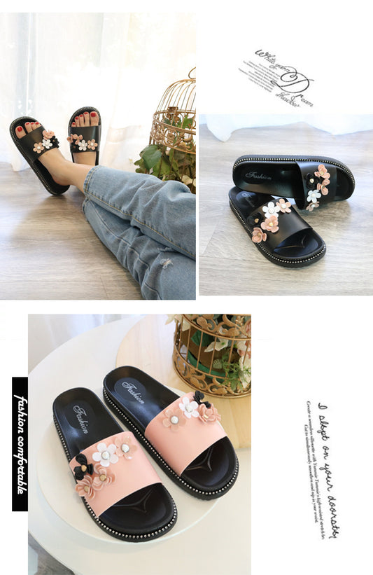 Girl Flower PVC Slipper