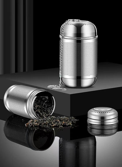 Multifunctional Stainless Steel Mesh Tea Infuser Tea Strainer W/ Chain 2.75" x 1.18"