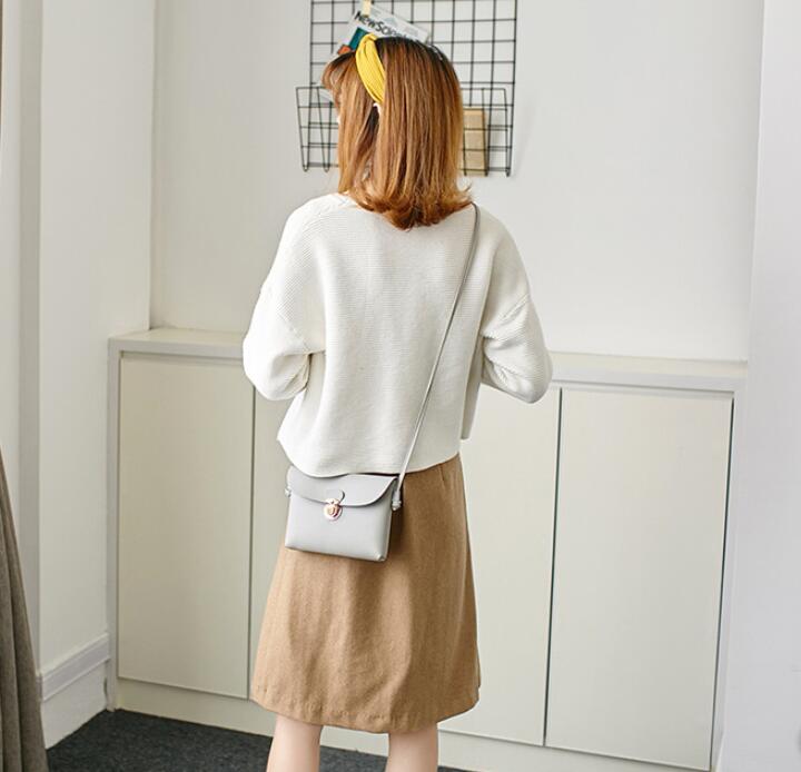 PU Leather Cross Body Bag For Lady