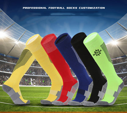 Teenager Sports Socks Soccer Socks Over-The-Calf Socks Stretch Crew Socks Children Cotton Socks