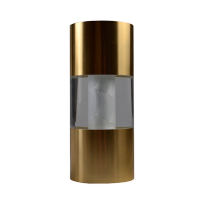 360 Degree Subwoofer Crystal LED Light Tubular Wireless Speaker