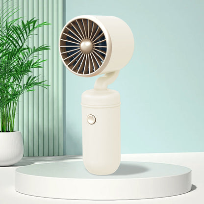 Mini Handheld Fan Rechargeable Portable Small Fan Desk Fan 3 Levels Wind Speed